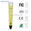 2016 new Semi-Automatic 3d pen filaments digital 3d printer pen