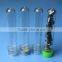 Test tube with metal screw caps