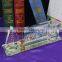 crystal glass photo frame with desk desktop pen holder