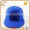 Wholesale custom blank 6 panel plain blank snapback hat