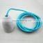 New Design Pendant Lamp/Fabric Plug Cord with Concrete Lamp Holder,Colourful Fabric Plug Cord for European                        
                                                Quality Choice