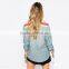 2015 flag shirt american woman jeans shirtJXH384