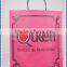 Cheap price low cost kraft paper bag flexo red printed with twisted patch handle