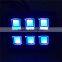6 Gang LED Backlit Night Light Membrance Touch Screen Switch Panel BOAT/CARAVAN/RV