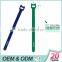 Nylon courful mushroom hook and nonwovens cable strap