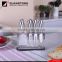 5 pcs stainless steel hollow cheese knife set