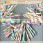 wedding decoration different colors and sizes compostable paper straw