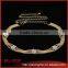 2015 new style Rhinestone Buckle Belt W 4 Rows Belly Waist Chain
