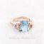 Online Shop  Rings Silver Blue Gemstone Jewelry SRO041R