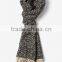 2016 trendy casual basic mens nylon extra large scarf with tassels