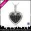 silver and brass pendant unisex silver black cz pendants for men and women