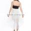 Front zipper fashion ladies off-shoulder white party dresses