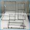 New product 2016 indoor decorative brass wedding table centerpiece glass box