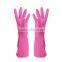 Summer cut resistant poly force single leather laundry washing necessities Department Store cleaning Rubber household gloves