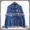 wholesale lady latest fashion design long sleeve denim woman jacket