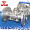3PC RST Floating Stainless Steel Flange Ball Valve with Handles