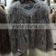 Short coat with lamb fur lady's winter /wholesale