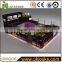 customized beauty mall ice cream kiosk with bar counter in mall for sale