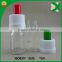 10ml glass essential oil bottle with childproof cap colorful rubber top