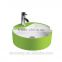 Green color ceramics art basin for bathroom