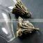 20x30mm vintage style antiqued bronze flower cap bail wish vial drop glass bottle pendant DIY supplies 1810392