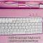 Bluetooth Keyboard PU Leather tablet carrying case Cover For Ipad