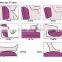 Electric Thermal Car and Home Shiatsu Massage Pillow
