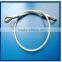 Abrasion resistant massage bed wire rope