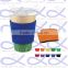 Neoprene reusable custom coffee hot cup sleeves