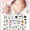 2016 best price flash tattoos foil gold temporary tattoo sticker