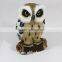 with bright eyes feathered owl decoration feather scare owl