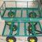 flatbed wheelbarrow 2 wheels hand pull trolley ht1568