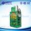 Double hydraulic cylinder cardboard compressor for waste