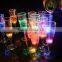 light up drinks cup dispaly drinking glass with LED inside colored plastic cup
