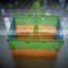 high quality cheap price food grade small plastic storage baskets/folding plastic storage basket/folding plastic shopping basket