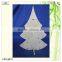 laser cutting christmas tree shaped craft wooden photo frame