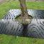 FO-9T05 Square Corten Steel Tree Perforated Strainer