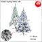 Fire retardant flocked white christmas tree