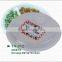 Plastic square rect. microwave 3 compartment reusable food storage containers TH-012