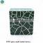 Green Mercury Glass Pillar Christmas Candle Holder
