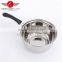 Eco-friendly Stainless Steel Single Handle Milk / Stock Pot/ Milk Cooking Pot