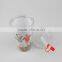 500ML Best-selling PS Plastic Double Wall Drinking Cup With Straw