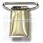 Rectange Face Metal Suspender Clip with plastic teeth inside for garment, 1 inch High Quality Fashion Metal clip
