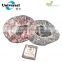 Safety food contact protection plastic bowl cover car seat cover shower cap ear cap hair cape with printing