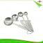 ZY-L2004 wholesale high quality 4pcs stainless steel measuring spoon set for cooking tools