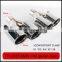 auto tuning stainless exhaust tips laser M polish for bmw