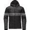 2017 winter Mens softshell goose down classic puffer hooded jacket