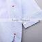 S33426W School Girl Blouse Cotton Striped Embroidery Cartoon Shirts Blouse