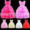 Girl Kids Sequinned Dress Flower Sash Sleeveless Formal Party