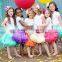 Persnickety littli girls boutique pettiskirt suit seersucker overalls baby girls ballet skirt chiffon ruffle fluffy tutu skirt
